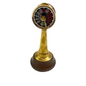 Telégrafo náutico de latón Vintage decorativo marítimo coleccionable para barco y decoración del hogar - Product Image 3