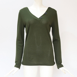 Camiseta Sexy de manga corta con cuello redondo y estampado ecológico de 100% algodón de talla grande para mujer - Product Image 5