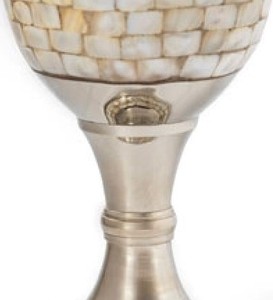 Luxury <b>Silver</b> Mother of Pearl Inlay Bakhoor <b>Burner</b> Oud Incense Holder Antique Style Arabic Mabkhara For Middle East & Gulf Home - Product Image 5