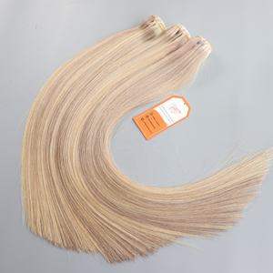 Vente en gros d'extensions de trame de cheveux humains Remy vietnamiens vierges 100% haute lumière à double tirage pur nouveau modèle avec des couleurs variées - Product Image 2