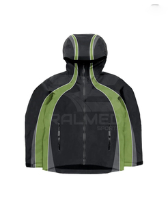 ชุดวอร์มกันลม ดีไซน์ใหม่ล่าสุด กางเกงขายาวและเสื้อฮู้ดดี้ ผ้าไนลอน 100% กันน้ำ สำหรับผู้ชาย - Product Image 4