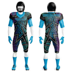 Uniforme de fútbol americano transpirable de secado rápido, diseño ajustado de manga corta, novedad, ropa de fútbol americano de talla grande con logotipo personalizado, el mejor Material - Product Image 1