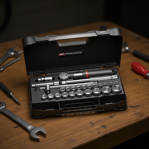 Jeu de douilles métriques Facom 1/2'' à 12 points, collection de 26 pièces - Product Image 3