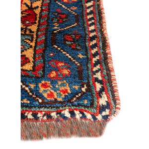 พรมขนสัตว์ถักมือสีน้ำเงิน Nuray รุ่น Paem-1055 ขนาด 9x12 ฟุต ลายเหรียญสี่เหลี่ยมผืนผ้า สำหรับตกแต่งบ้านและห้องนั่งเล่น - Product Image 4