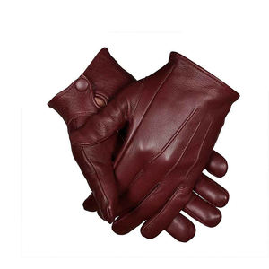 Gants de sécurité industrielle en cuir pleine fleur de chèvre de haute qualité meilleur prix avec coton - Product Image 3