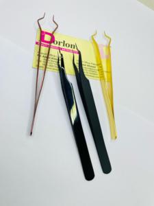 แหนบขนตาแบบแยกขนตาออกใหม่อุปกรณ์แต่งขนตาแบบเหล็กอย่างยั่งยืนติดโลโก้ส่วนตัว - Product Image 3