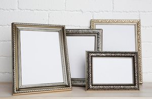 Cadre photo élégant en incrustation d'os blanc Cadres photo OEM avec impression UV Fabricant de cadres photo en incrustation d'os personnalisables - Product Image 2