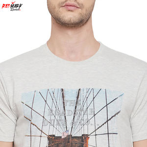 2023 T-shirts pour hommes sur mesure meilleure qualité 100% polyester/coton flanelle nouveau Design vêtements personnalisés - Product Image 6