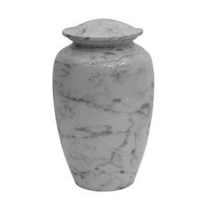 Urnes funéraires en aluminium pour adultes de Style moderne classique avec pierre noire finie pour les cendres humaines Fournitures funéraires en métal - Product Image 5