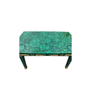 Dessus de table en malachite au design moderne fait à la main pour la décoration de la maison et de l'hôtel Pietra Dura en pierre avec surface polie - Product Image 3
