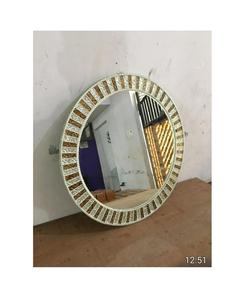 Miroir mural de forme et de taille personnalisées miroir mural suspendu de chambre à coucher au design classique de fournisseurs indiens - Product Image 3