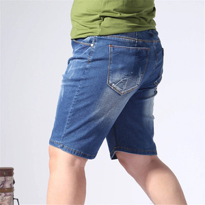 Short en jean lavé à l'acide vintage personnalisé pour hommes, conception personnalisée, étiquette de broderie de logo, marque privée, approvisionnement en vrac d'OEM - Product Image 5