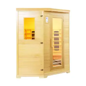 2024 nuovo design interno legno vapore casa sauna all'ingrosso tradizionale disintossicazione 4 persona sauna