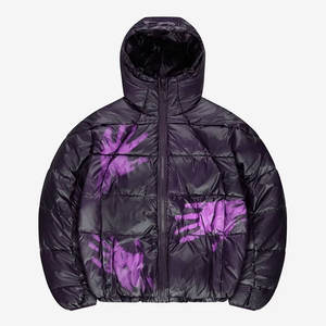 Men Custom Zip Up Windproof Color Changing Thermochromic Heat Reactive Winter <b>Hooded</b> <b>Padded</b> Puffer <b>Jacket</b> - Product Image 2