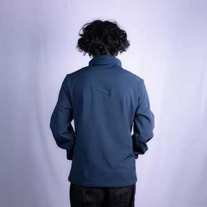 Chaqueta Softshell Ligera Informal para Hombre, Impermeable, Cortavientos, con Cuello Alto, Estampado, Relleno de Poliéster, para Exteriores - Product Image 1