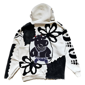 Urban Streetwear Hombres Invierno Sólido Rhinestone Sudadera con capucha Lujo Diamante Cristal Pullover A prueba de viento Ecológico para la moda con estilo - Product Image 1