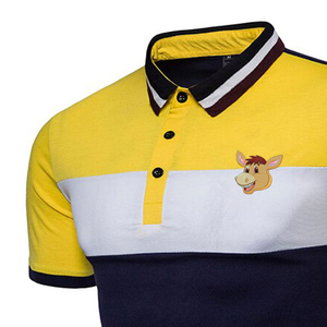 Venta al por mayor Polo camiseta personalizada hombre Polo verano transpirable algodón diseño Logo impresión hombres Polo-Shirt - Product Image 3