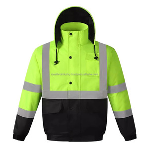 Chaqueta de invierno de alta visibilidad OEM, ropa de trabajo, chaqueta Bomber con aislamiento de múltiples bolsillos, ropa de trabajo para hombres, ropa de trabajo - Product Image 1