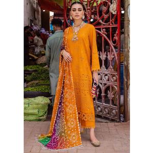Robe de pelouse de marque indienne pakistanaise costume brodé de qualité d'exportation robe de fête de mariage formelle la plus vendue - Product Image 1