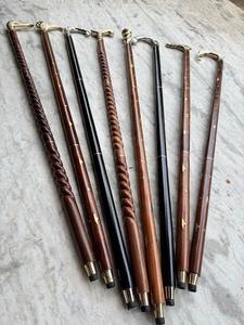 Canne de marche en bois de qualité supérieure, fabriquée à la main, avec poignée en bois - Product Image 3