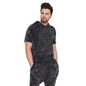 Venta al por mayor de los hombres de alta calidad de algodón orgánico camiseta de impresión de logotipo personalizado de longitud corta Casual y camiseta de gran tamaño para los hombres - Product Image 1