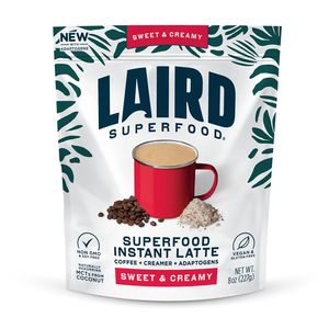Laird Superfood Café Instantáneo Latte 100% Arábica, Dulce y Cremoso, Sin Lácteos, Crema de Superalimentos, Vegano, 8 oz - Product Image 4