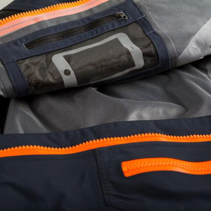 Traje de Buceo Unisex de Neopreno de 2.5mm con Cuello Redondo y Manga Corta, Protección Solar y Cierre Frontal para Deportes Acuáticos y Surf - Product Image 4