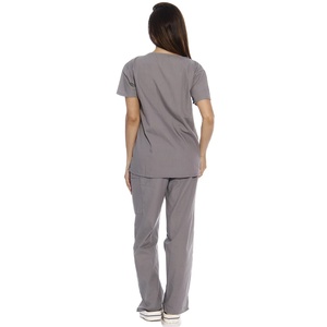 Tenue d'infirmière unisexe personnalisée en tissu tissé, matière Spandex/Polyester, écologique, détection des aiguilles, fusion sans couture, haute qualité - Product Image 3