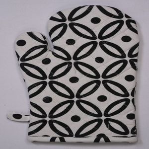 Vente en gros de mitaines de four écologiques imprimées sur mesure 100% coton biologique gants de cuisine de chef réutilisables et résistants à la chaleur - Product Image 6