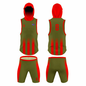 Ensemble d'uniformes de compression 7v7 léger et de qualité supérieure, fabriqué en polyester 100% durable, séchage rapide, respirant, taille élastique pour - Product Image 1