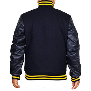 2025 personnalisé hommes de haute qualité toile Varsity Bomber vestes chaud élégant Baseball Letterman CollegeBaseballjacket pour hommes - Product Image 3
