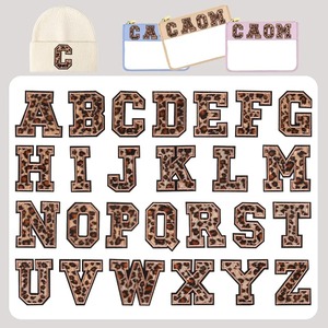 Parches de chenilla personalizados, letras para ropa con logotipo, letra personalizada, alfabeto inglés pequeño, nuevo bordado, 3M pegatina, parche 3D - Product Image 2