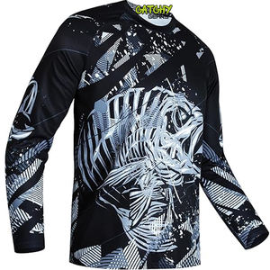 2025 haute qualité Anti-uv séchage rapide à manches longues vêtements de pêche personnalisé sublimé pêche Jersey chemises - Product Image 6