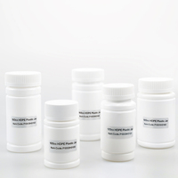 Bouteille cylindrique en plastique HDPE de 32 oz avec bouchon à vis, fermeture résistante aux enfants, grande capacité, conteneur pour médicaments et compléments alimentaires