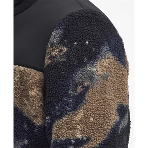 Sudadera con logotipo personalizado y cremallera completa para invierno, sudadera informal de lana, atuendo diario para hombre - Product Image 4