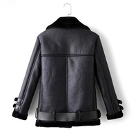 Services OEM – Blouson en cuir pour femme, style moto, grandes tailles, en similicuir PU, léger, respirant, séchage rapide, hiver