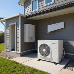 Sistema HVAC Ibrido con Pompa di Calore Audax 8 kW e Caldaia Immergas Victrix 24 kW - Product Image 3