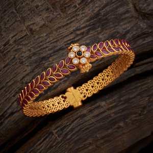 Fine Silver Temple Bangle-134126 - Product Image 4