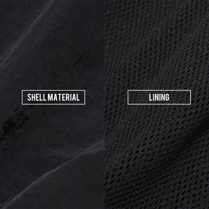 Ensemble survêtement en nylon streetwear d'hiver personnalisé uni de haute qualité, 2 pièces, coupe ample, coupe-vent, doublure en polaire, séchage rapide, pour hommes - Product Image 6