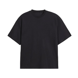 T-shirt Hip Hop à manches courtes et col rond, coupe ample, de haute qualité, pour hommes et femmes, décontracté, tendance, mode streetwear, 100% coton, écologique - Product Image 1