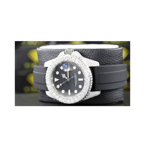 Haute Qualité Automatique De Luxe En Acier Inoxydable Montre VVS Clarté Diamant 40mm ODM Business Supply Indien Nouvelle Pièce De Bande Dessinée - Product Image 1