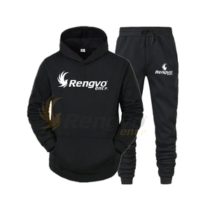 <b>Men's</b> Plus Size Breathable Lightweight Streetwear Outfits-Solid <b>Pullovers</b> <b>Jackets</b> Sweatpants Hooded Sweatshirts Fleece - Product Image 4