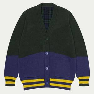 Pull en coton pour femmes, nouveau design tendance, couleur claire, bouton brodé, col en V, manches longues, mignon, automne - Product Image 2