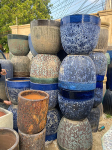 Poterie Vietnam émaillée jardinières en céramique décorations pour la maison jardin du fabricant vietnamien poterie - Product Image 3