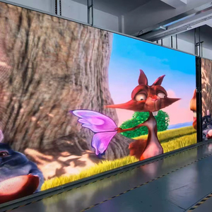 Reklam havaalanı sergi salonu duvar için tam renkli LED ekran modülü P2.5 kapalı 4K çözünürlük duvar tipi Video ekranı Panel - Product Image 1