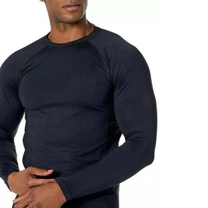 Ropa deportiva de compresión para gimnasio en blanco, camisetas para hombre, ropa activa para gimnasio, camisetas atléticas de ajuste Regular, entrenamiento Rash Guard - Product Image 2