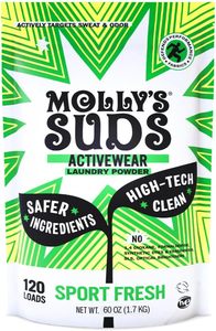 Lessive en poudre Molly's Suds Active Wear, extra forte, anti-taches pour vêtements de sport, 120 lavages - Product Image 3