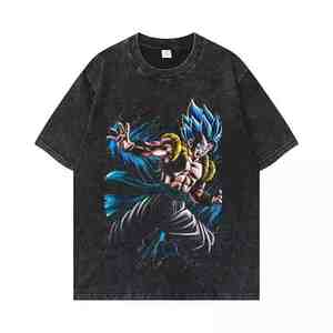 2025 Top Tendance O-cou T-Shirt Hommes Boxy Fit 100% Coton Solide Surdimensionné Lourd DIY Personnalisé Tricoté Impression Numérique Vintage - Product Image 5