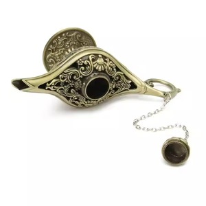 Quemador de incienso inspirado en lámpara mágica Acento de decoración del hogar Premium para meditación Yoga Aromaterapia y uso festivo de la India - Product Image 6