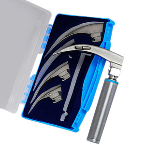 Instrument chirurgical de base Kit de laryngoscope Instrument dentaire à fibre optique en acier inoxydable avec source d'alimentation manuelle - Product Image 6